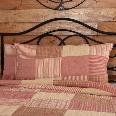 Sawyer Mill Red King Sham 21x37 VHC Brands - The Fox Decor